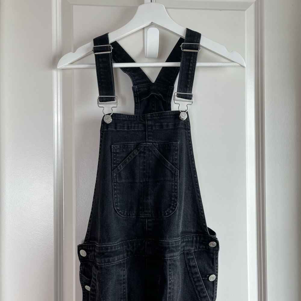 Gap Womens Black Denim Overalls XS